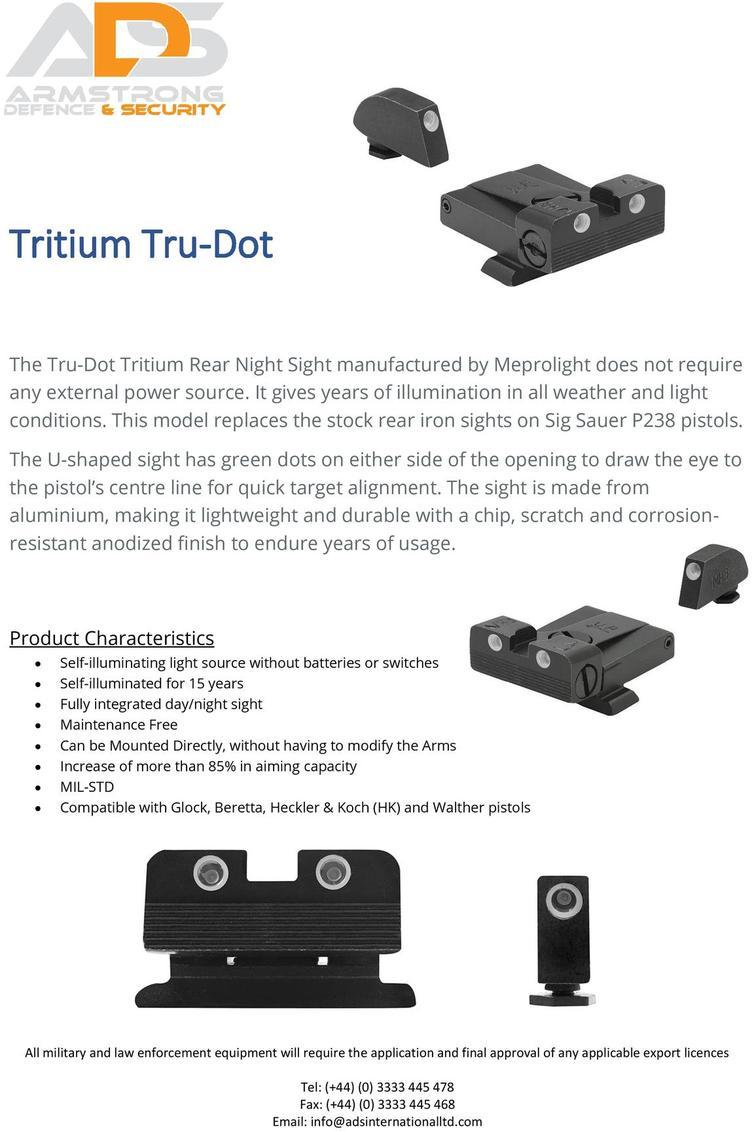Tritium Tru-Dot Sight