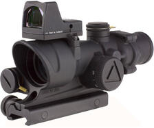 Trijicon 4x32 ACOG LED Illuminated Scope and 3.25 MOA Red Dot Type 2 LED RM01 Sight Kit