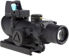 Trijicon 4x32 ACOG LED Illuminated Scope and 3.25 MOA Red Dot Type 2 LED RM01 Sight Kit