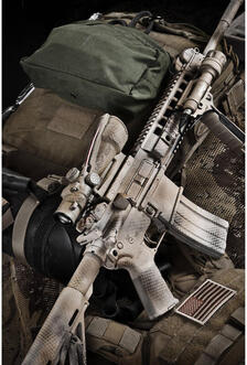 Trijicon 4x32 ACOG LED Illuminated Scope and 3.25 MOA Red Dot Type 2 LED RM01 Sight Kit