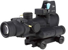 Trijicon 4x32 ACOG LED Illuminated Scope and 3.25 MOA Red Dot Type 2 LED RM01 Sight Kit