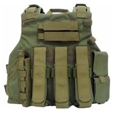 Masada Plate carrier with an inner belt - green